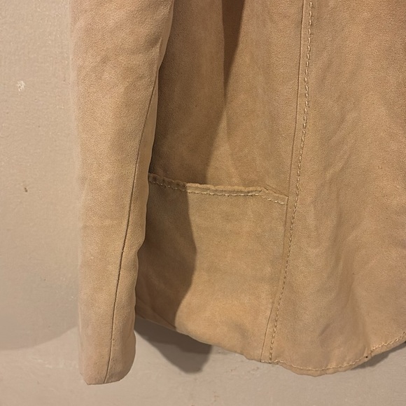 Studio work western butter brown tan soft blazer size 12 - Picture 6 of 10